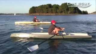 Liteboat  a new concept of rowing boat [upl. by Atnek]