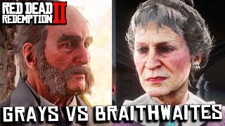 RDR 2 Secrets  The Secrets of Gray and Braithwaite Families Why do they hate each other PC 4K [upl. by Ainaznat856]