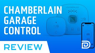 MyQ Chamberlain Smart Garage Door Setup amp Review [upl. by Elleirua520]