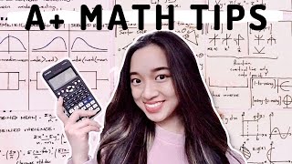 STUDY TIPS How to score A for Maths even with no talent  A Levels amp SPM [upl. by Beverle]