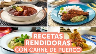 Recetas rendidoras con carne de puerco  Kiwilimón [upl. by Ratcliffe11]