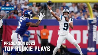 Top Rookie Plays from 2023 NFL Preseason [upl. by Nylteak416]