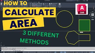 ✨ AutoCAD tutorial 3 FAST Ways to Calculate Area in AutoCAD autocadd autocadtutorial [upl. by Ailhat]