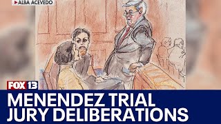 Jury deliberates as Sen Menendez faces corruption verdict  FOX 13 Seattle [upl. by Ennaer417]