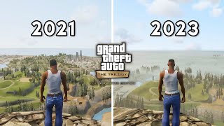 GTA Trilogy Definitive Edition  Lançamento vs Atualmente Comparação [upl. by Idner]