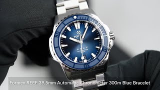 Formex REEF 395mm Automatic Chronometer 300m Blue Bracelet [upl. by Redmund]