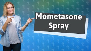 What does mometasone furoate nasal spray treat [upl. by Ilime]