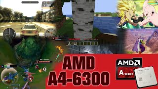 AMD A4 6300 370 GHz  14 juegos  4Gb RAM [upl. by Isej422]