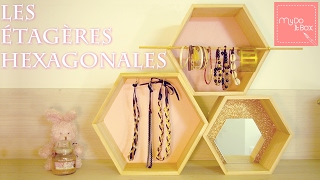 DIY  Des étagères hexagonales personnalisées [upl. by Hilda512]