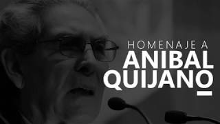 HOMENAJE A ANÍBAL QUIJANO  Sociales Informa 12 [upl. by Adnirak]