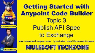 How to Publish API Spec to Exchange from Anypoint Code Builder ACB sravanlingam mule4 mulesoft [upl. by Cave]