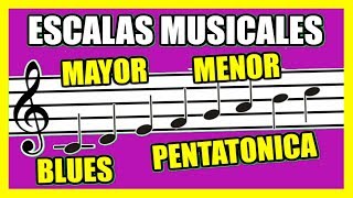 ESCALAS MUSICALES  Teoria Musical  Aprende todas en 10 minutos   Angelmind [upl. by Anabelle489]