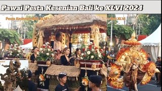 Pawai Pesta Kesenian Bali XLVI 2024 di Renon denpasar pkb pawai seni [upl. by Jelle297]