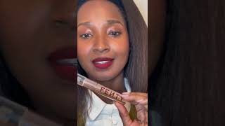 Trying fenty beauty lipstick for the first time makeuptutorial makeup fentybeautymvp [upl. by Apostles]