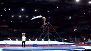 TRABELSI Mohamed Aziz TUN  2019 Artistic Worlds Stuttgart GER  Qualifications Horizontal Bar [upl. by Bently40]