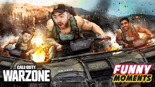 RAGING AT CARS with Vikkstar123 and Zerkaa on WARZONE Funny Moments [upl. by Thedric]