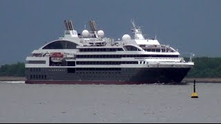 Shipspotting Luxus Kreuzfahrtschiff L AUSTRAL der Compagnie Des Iles Du Ponant [upl. by Burch]