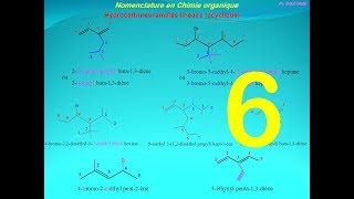 6chimie organique  exemple de nomenclature dune molécule organique [upl. by Belak]