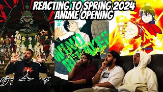 Reacting To Top 25 Spring Anime 2024 Openings  TMC [upl. by Ladnik352]