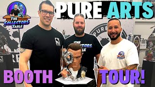 PURE ARTS Statue Booth Tour  Terminator Assassins Creed and more [upl. by Ailehc]