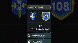 The Best Possible Brazil Squad 🇧🇷 Edited 10 FC25 FCMobile FIFAMobile [upl. by Ytima]