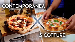 La PIZZA PIU BUONA DITALIA pizza CONTEMPORANEA vs pizza 3 COTTURE  PIZZA BATTLE ep1 [upl. by Ymarej546]