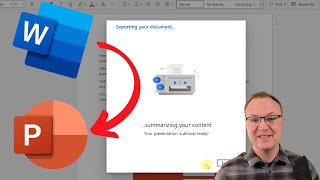 How to Turn your Microsoft Word into a PowerPoint in Seconds [upl. by Alpert]