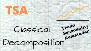 TSA  Classical Decomposition theory  R code [upl. by Aketahs]