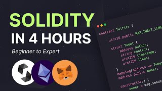 Solidity Tutorial for Beginners  Full Course in 4 Hours 2023 [upl. by Anegal]