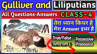 gulliver and the lilliputians class 4 question answer  gulliver and the lilliputians class 4  eng [upl. by Neeli]