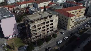 Relaxed view of Mostar by Drone  Bosnia and Herzegovina  Part 1 [upl. by Ycat474]