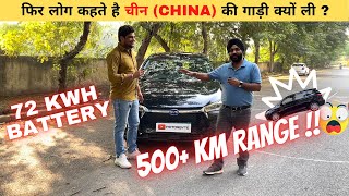 BYD E6 Electric Car with 500KM Range Ownership Review HINDI  Features Price Specs Top Speed [upl. by Ennahgiel]