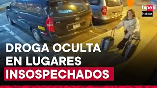 Aeropuerto Jorge Chávez así buscaban trasladar droga a París [upl. by Nika392]