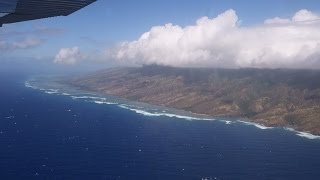 HD Eastern Molokaʻi by airplane  Cape Halawa Scenic Flight [upl. by Scarlett]