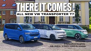 Introducing Next Gen VW Transporter T72024 Powered By 3turbodieselPhev amp EV Technology [upl. by Rivi518]