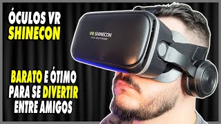 ÓCULOS DE REALIDADE VIRTUAL BARATO COMPENSA UNBOXING E ANÁLISE ÓCULOS VR SHINECON [upl. by Eillom]