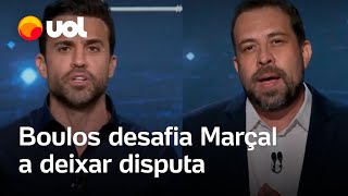 Debate na Band Boulos diz que Marçal “baixa o nível” em direito de resposta após ser atacado [upl. by Chic996]