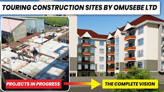 Touring Various Apartments Under Construction in Nakuru By Omusebe Construction Limited Part 2 [upl. by Aynuat]