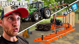 Wir starten mit 0 EURO auf der DEUTSCHLAND KARTE 🚜 LS22 Felder Helden 24 [upl. by Elspet]