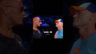 John Cena amp The Rock Then vs Now 🥹 Edit [upl. by Olly]