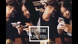 🌼Taennie🌼 Jennie blackpink amp Taehyung bts • someone like you • fmv [upl. by Amabil]