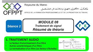 Séance 2 Module 8 Traitement de signal 1ère année AII [upl. by Caravette]