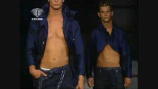 Emporio Armani Menswear Spring Summer 2009 Part 1 of 2 [upl. by Ahsikyw]