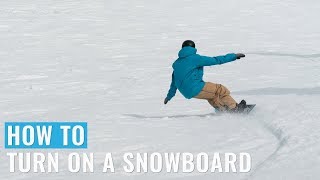 How To Turn On A Snowboard [upl. by Aicilram]