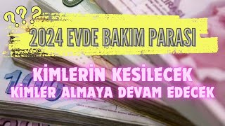 Kimler Evde Bakım Maaşı Alabilecek Kimlerin Kesilecek YENİ HANE GELİR KRİTERİ BELLİ OLDU [upl. by Anned]