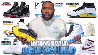 2024 AIR JORDAN SPRING SNEAKER RELEASE DATES JORDAN 4 REIMAGINED NEW AIR JORDAN 3S JORDAN 17 [upl. by Vaenfila]