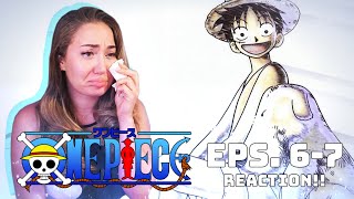 NOT CHOUCHOU 😭 FIRST TIME WATCHING ONE PIECE Episodes 6 amp 7 Reaction [upl. by Norac734]