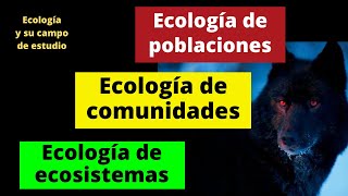 ECOLOGÍA Y SU CAMPO DE ESTUDIO [upl. by Einaj127]