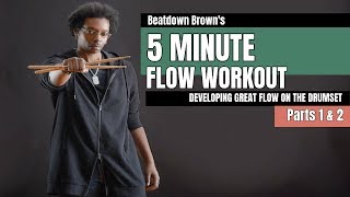 DEVELOP GREAT FLOW On The DRUMS  5 MINUTE FLOW WORKOUT [upl. by Terryn]