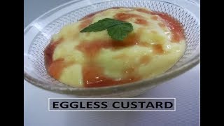 Eggless Custard  Easy Custard Recipe  Mauritius  TheTriosKitchen [upl. by Alael494]